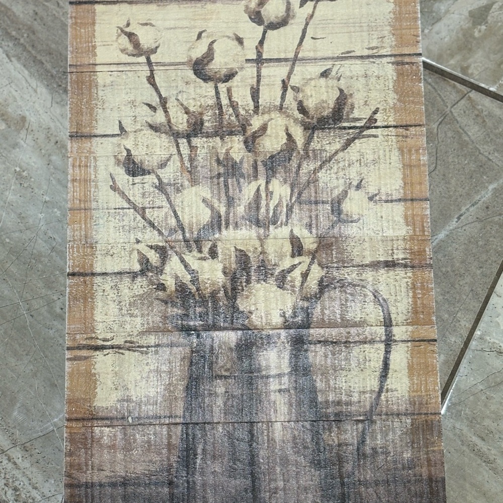 Kirkland wood Rustic Floral Wall Art